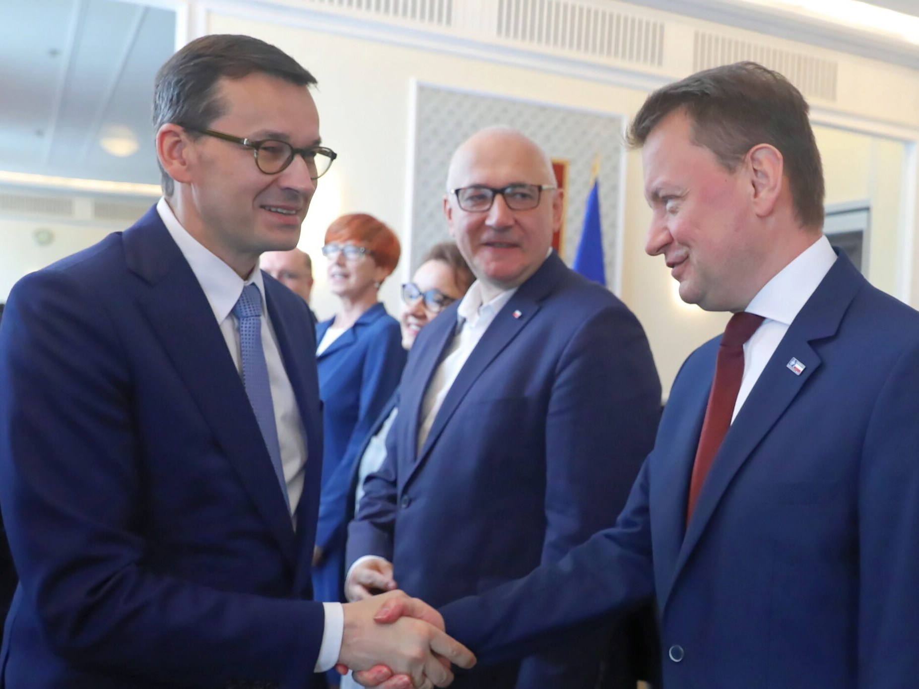 Mateusz Morawiecki i Mariusz Błaszczak (PiS)