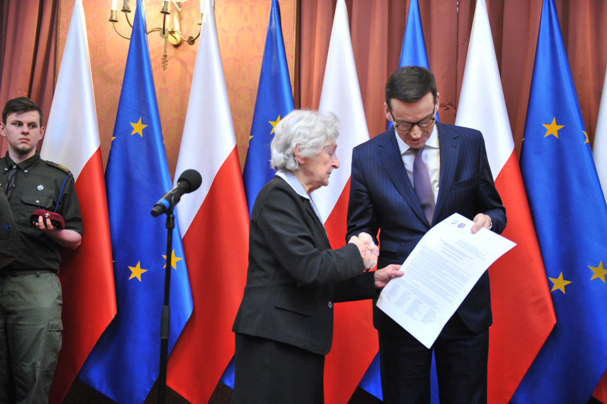 Wystąpienie premiera Morawieckiego podczas spotkania z przedstawicielami Polskiego Towarzystwa Sprawiedliwych Wśród Narodów Świata