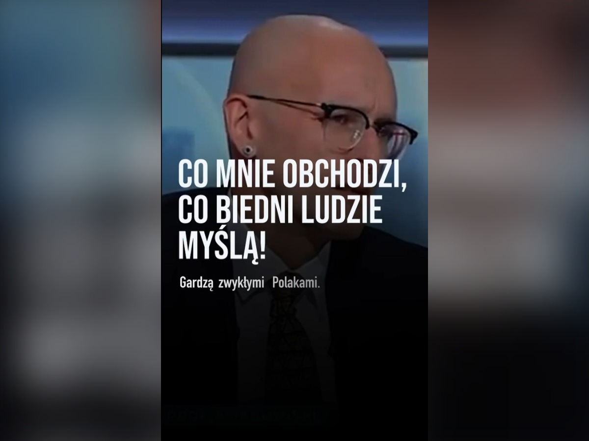 "Co mnie obchodzi, co biedni ludzie myślą". Morawiecki: Elity już choćby nie udają
