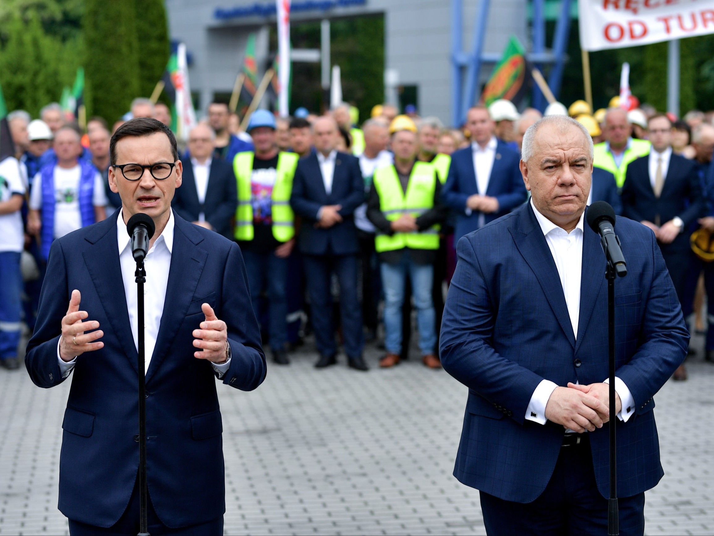 Mateusz Morawiecki i Jacek Sasin
