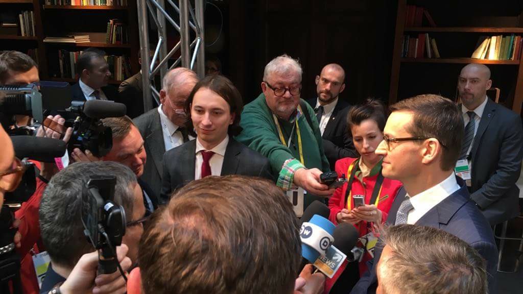 Konferencja prasowa z udziałem premiera Mateusza Morawieckiego