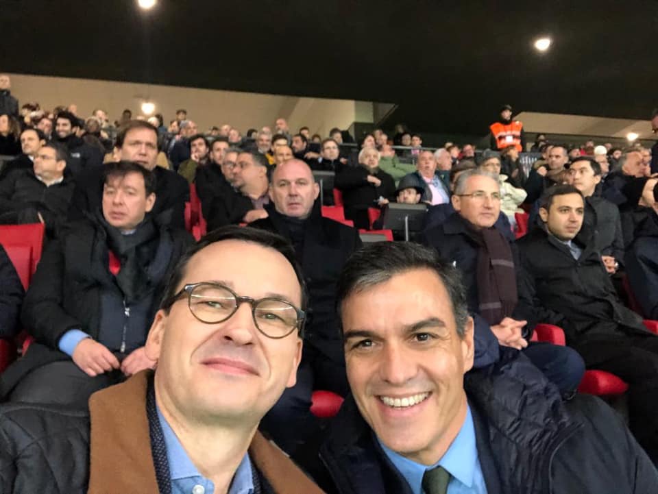 Mateusz Morawiecki z premierem Hiszpanii