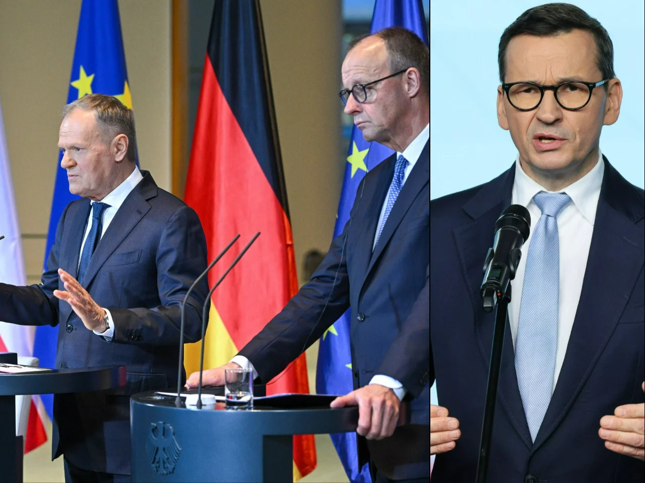 "Wiadomość" od kanclerza Niemiec. Morawiecki parodiuje film Tuska