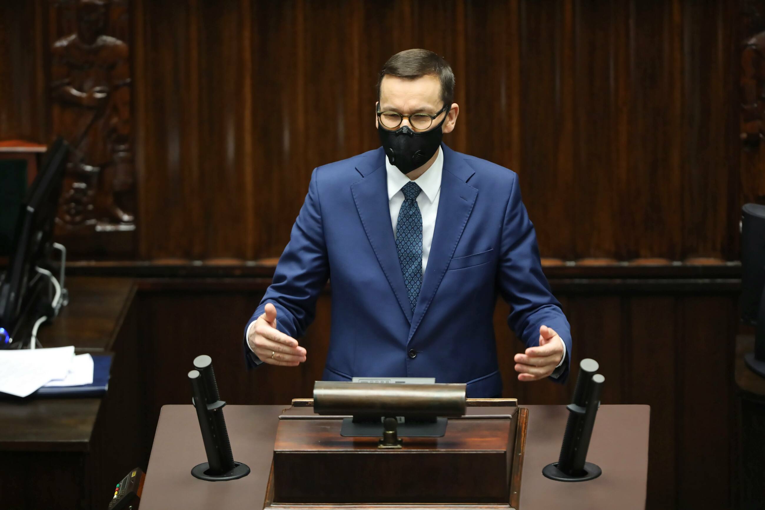 Premier Mateusz Morawiecki w Sejmie