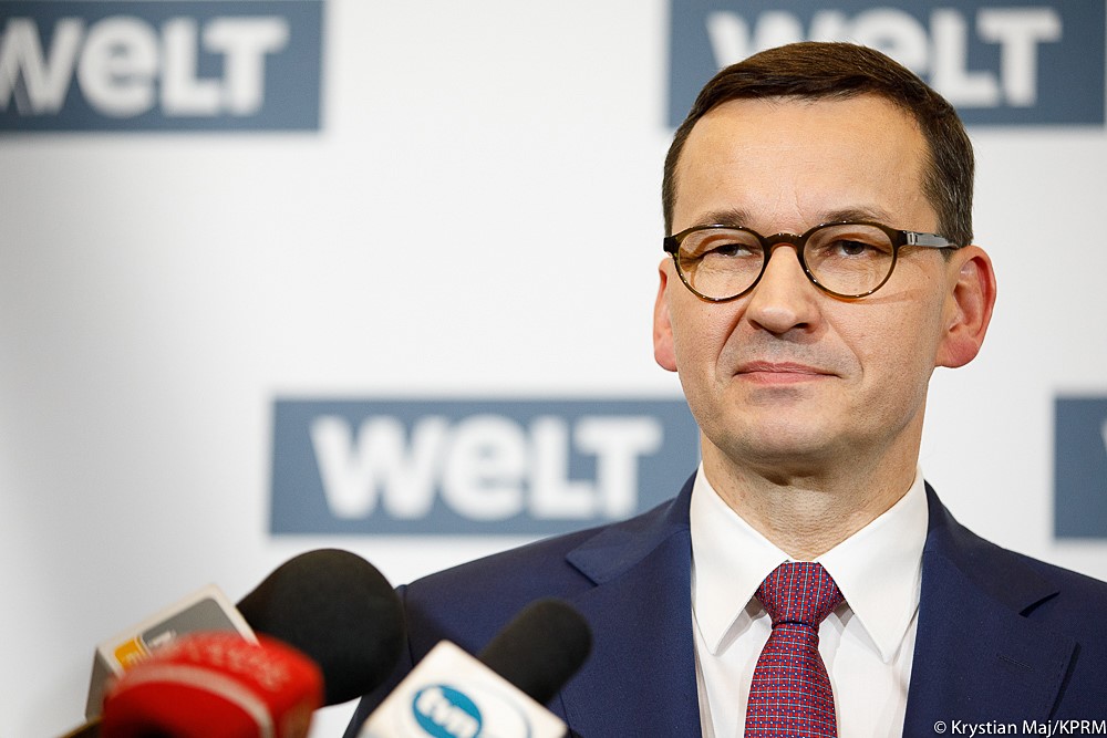 Mateusz Morawiecki podczas wizyty w Berlinie