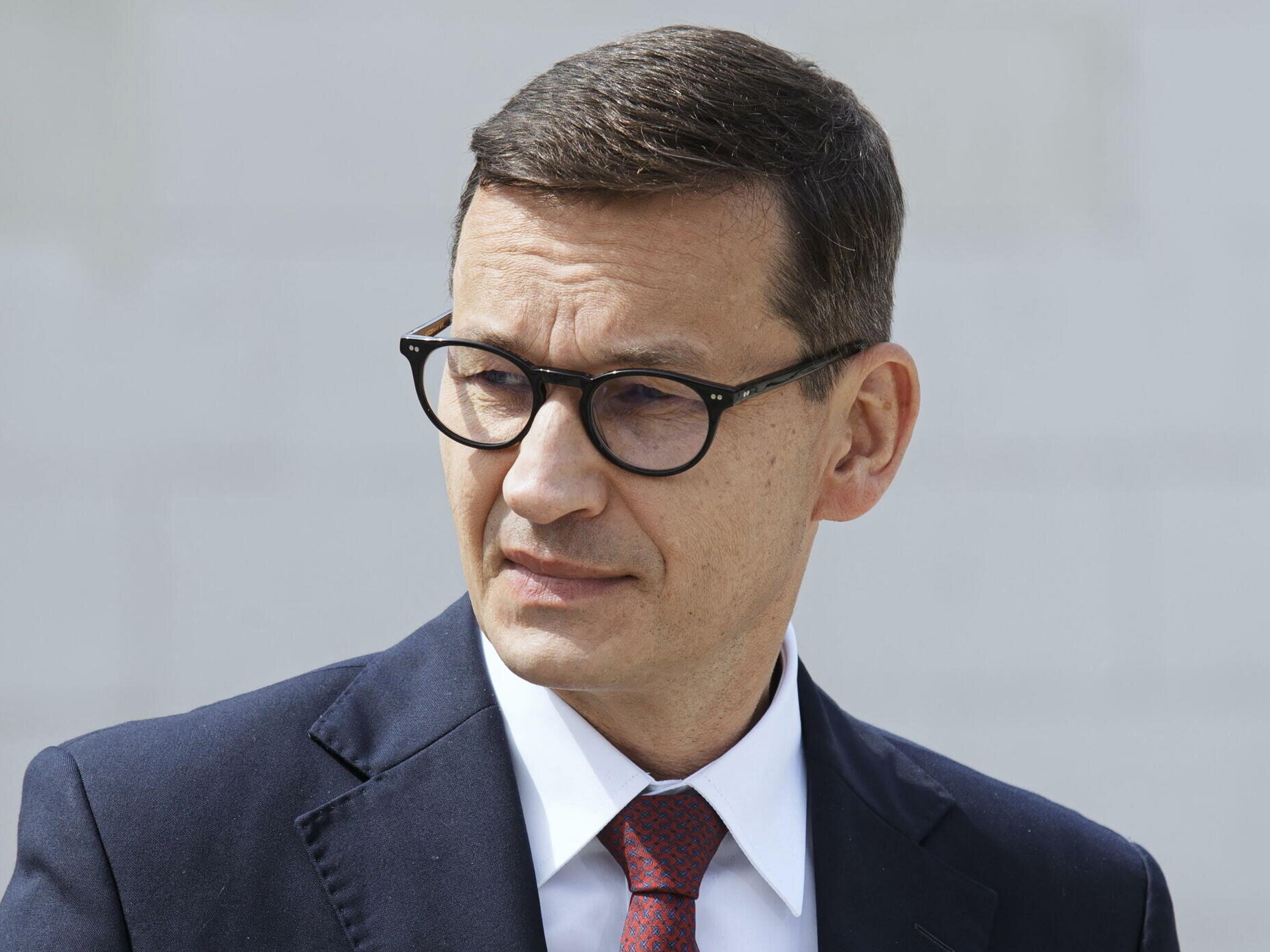 Premier Mateusz Morawiecki podczas wizyty we Wrocławiu