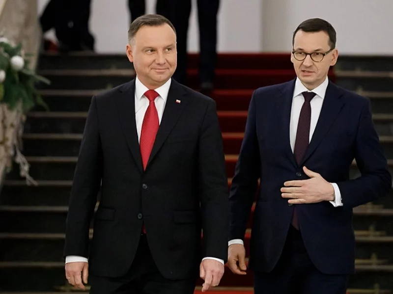 Prezydent Andrzej Duda i premier Mateusz Morawiecki