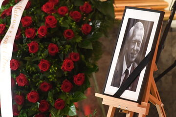 Msza żałobna w Katedrze Polowej Wojska Polskiego w Warszawie po śmierci ojca premiera marszałka seniora Kornela Morawieckiego