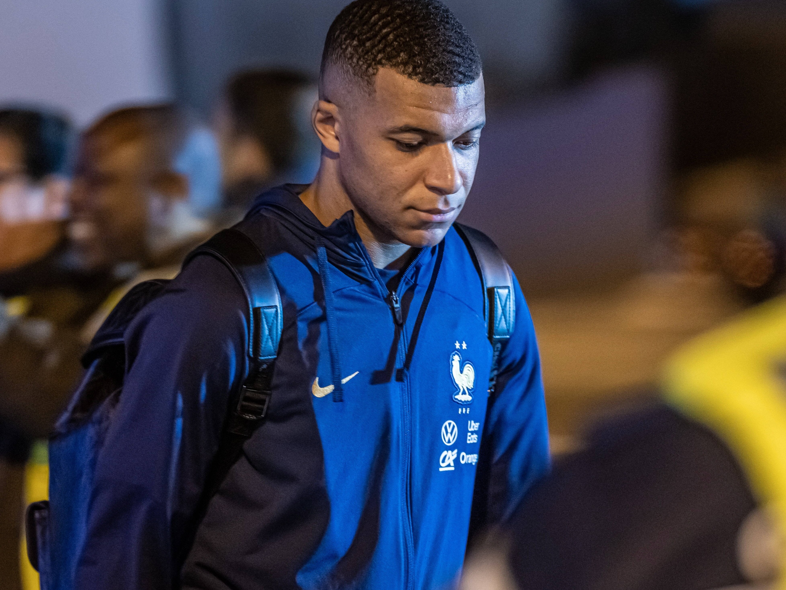 Francuski piłkarz Kylian Mbappe