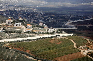 Mur na granicy Izraela z Libanem