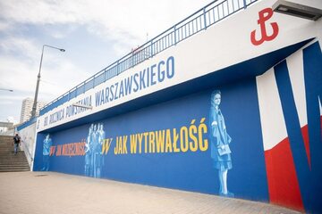 Mural z okazji 80. rocznicy Powstania Warszawskiego usunięty z centrum Warszawy