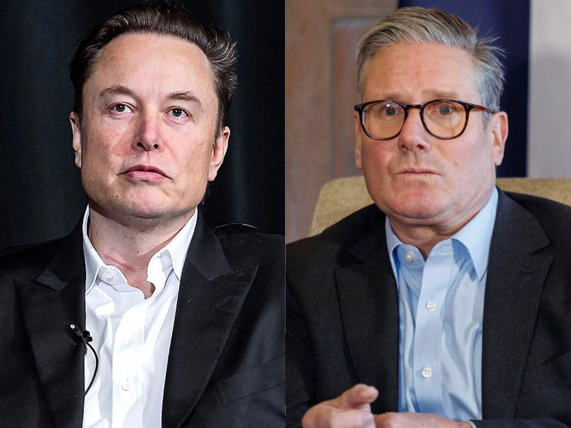 Elon Musk i Keir Starmer