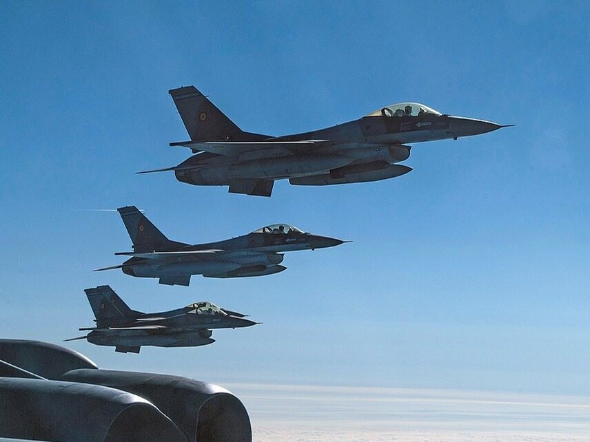 România.  Avioanele F-16 ale NATO au lacrimat după atacul rusesc