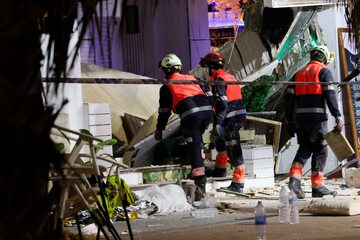 Na Majorce zawalił się budynek restauracji. Ratownicy na miejscu katastrofy