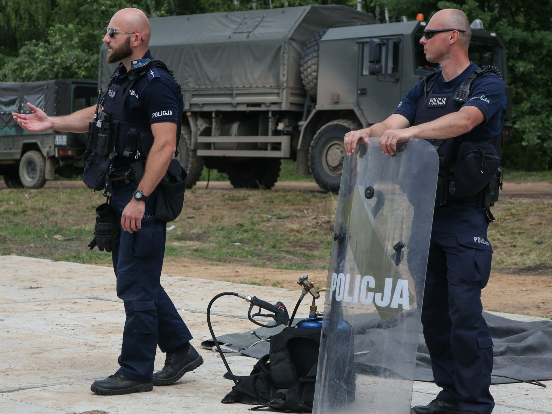 Polska Policja w Dubiczach Cerkiewnych