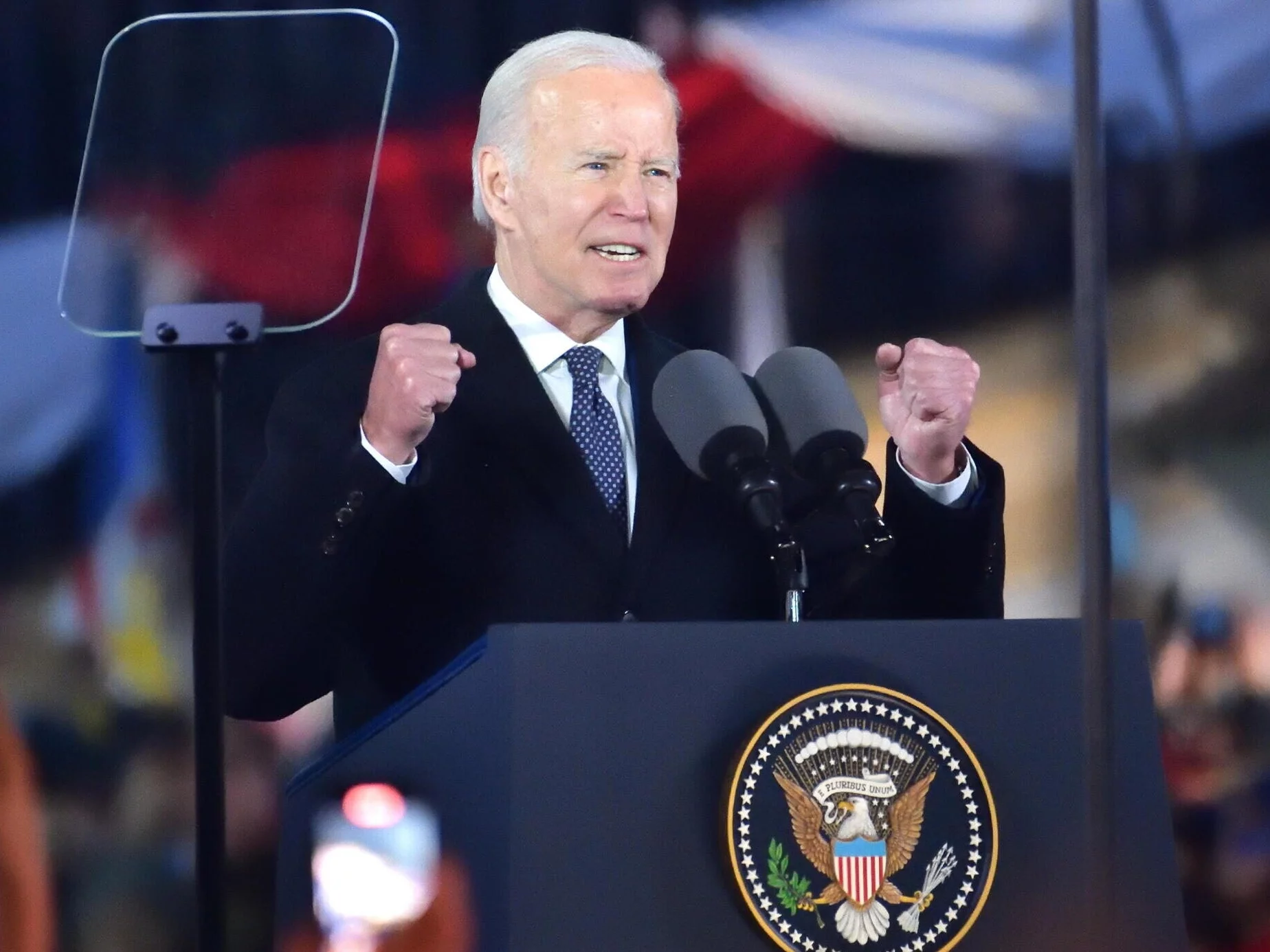 Prezydent Stanów Zjednoczonych Joe Biden. Przemówienie w Warszawie