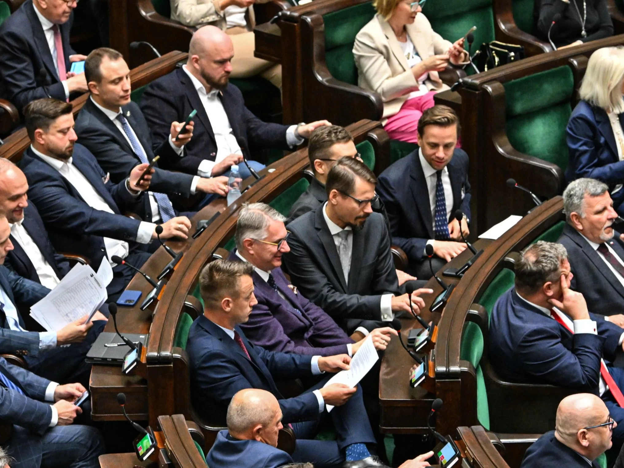 Posłowie w Sejmie
