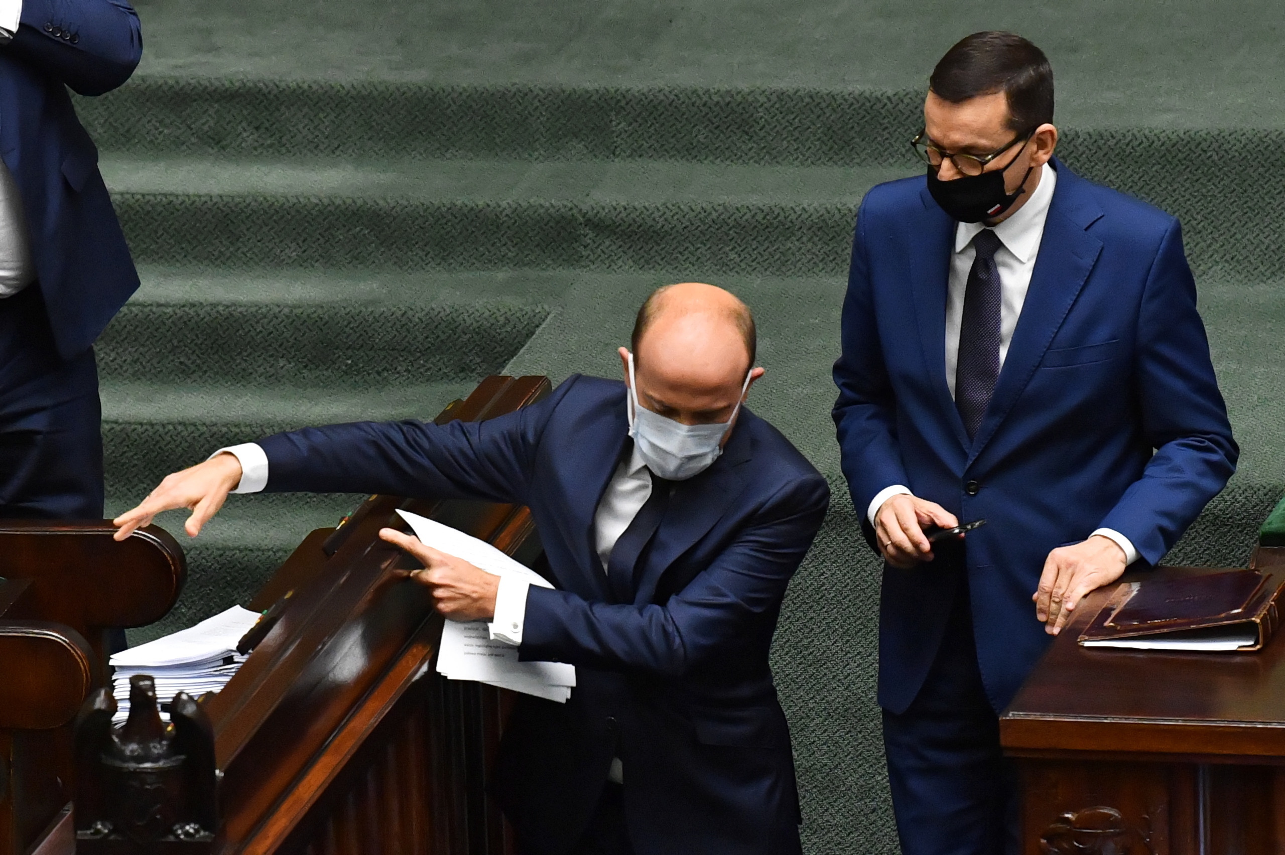 Borys Budka, Mateusz Morawiecki