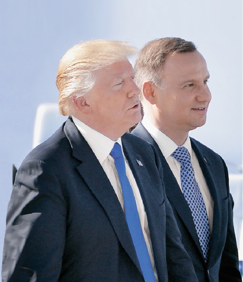 Donald Trump i Andrzej Duda