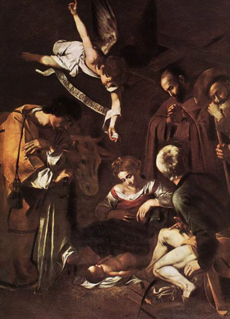 Caravaggio, Pokłon pasterzy ze świętym Wawrzyńcem i Franciszkiem