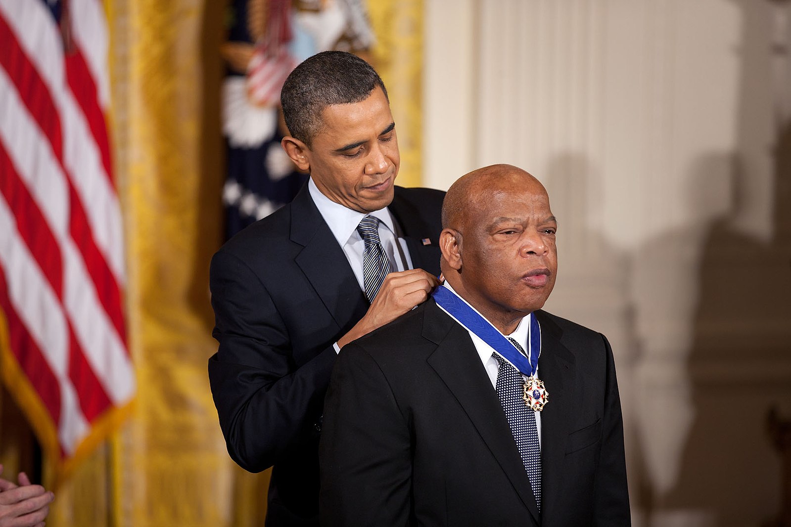 Kongresmen John Lewis i prezydent Barack Obama