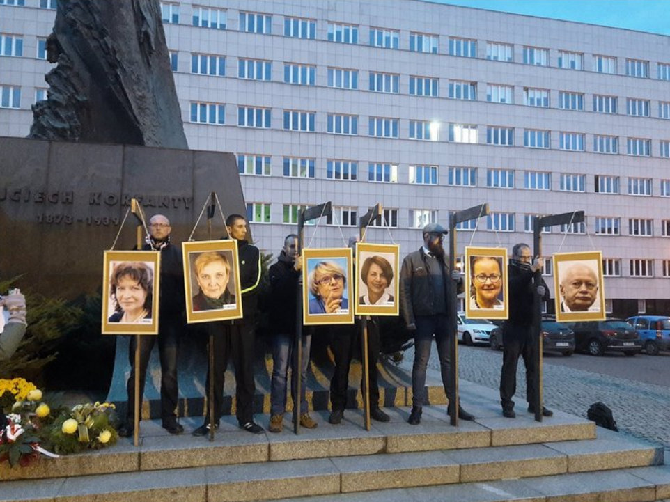 Protest narodowców w Katowicach