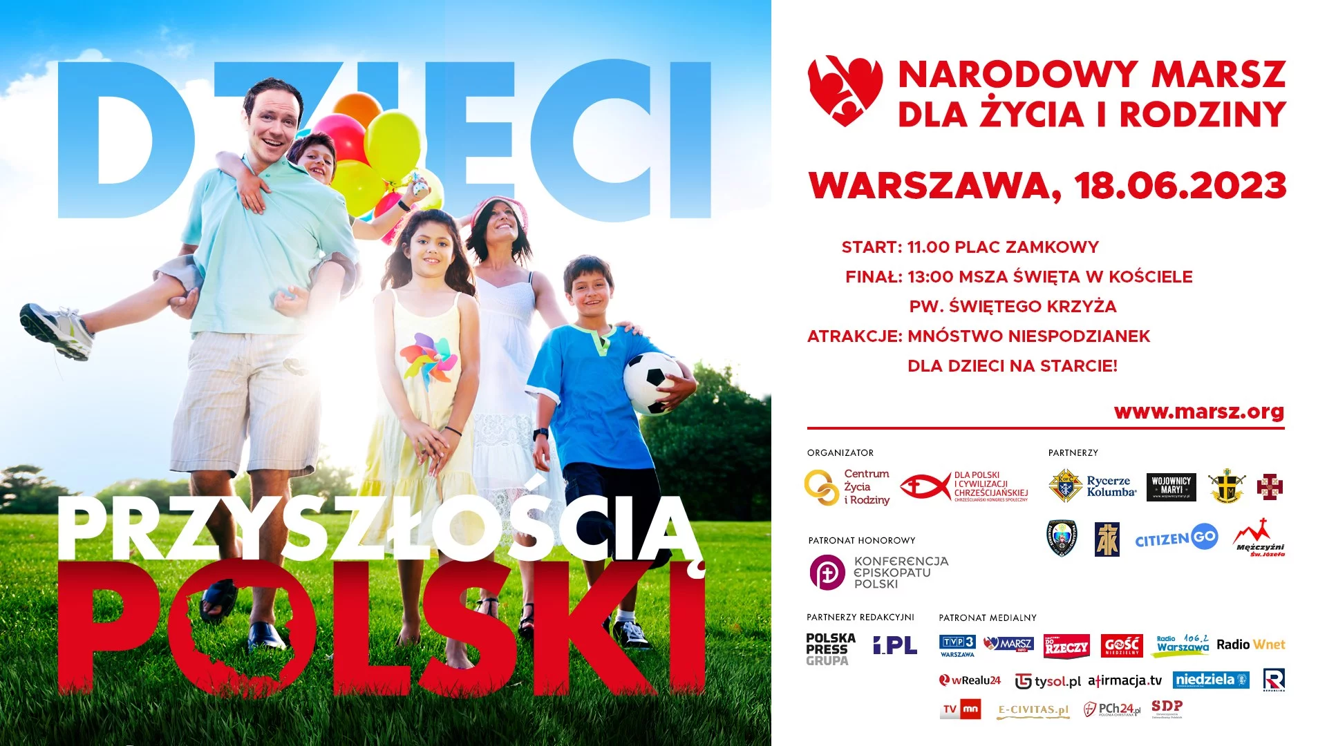 Narodowy Marsz dla Życia i Rodziny 2023