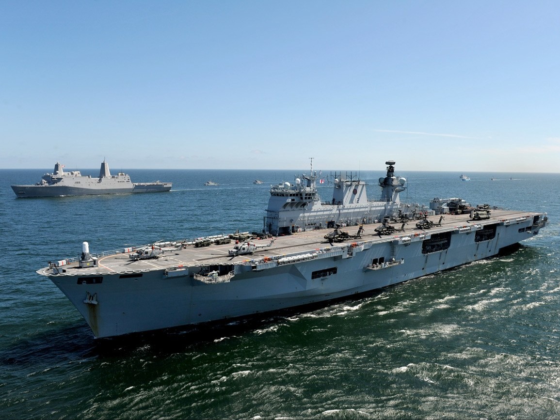 Okręt HMS Ocean marynarki wojennej Wielkiej Brytanii