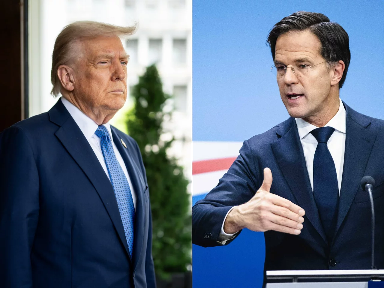 Donald Trump i Mark Rutte