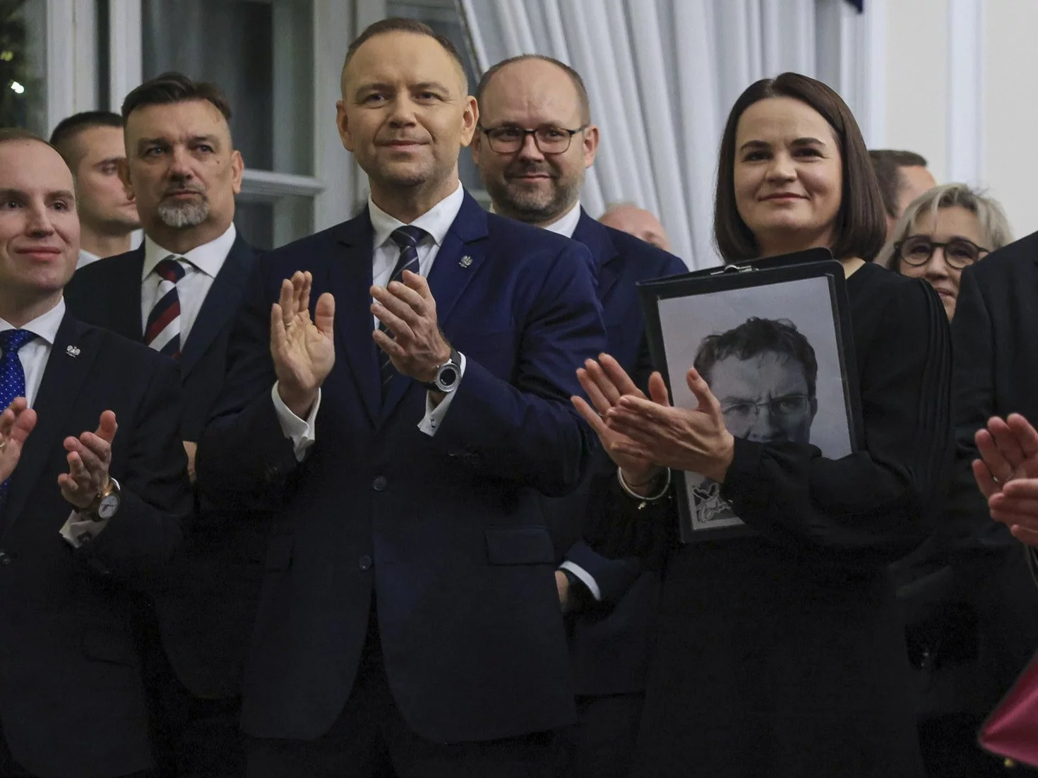 Prezydent Karol Nawrocki i Swiatłana Cichanouska