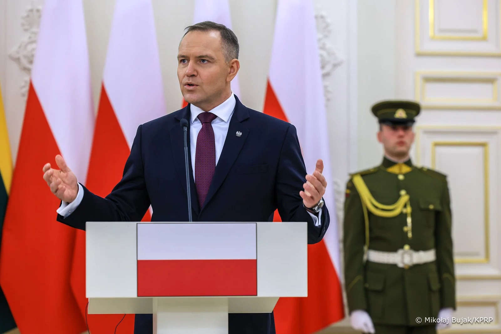 Nawrocki o słowach Trumpa. "Jestem przekonany, iż nie myślał o Polsce"