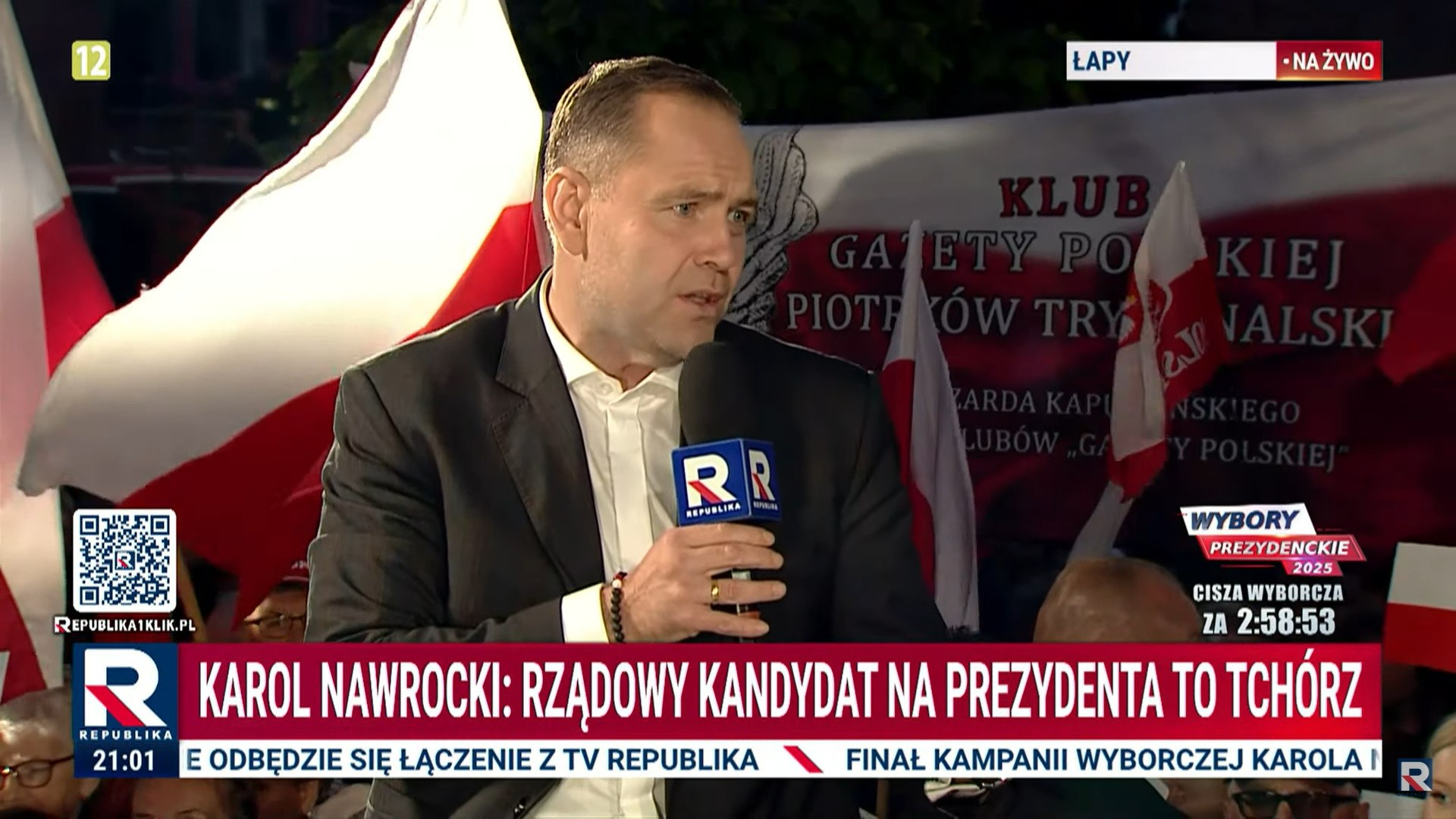 Nawrocki wspomniał o Murańskim. "Całkowity upadek tej narracji"