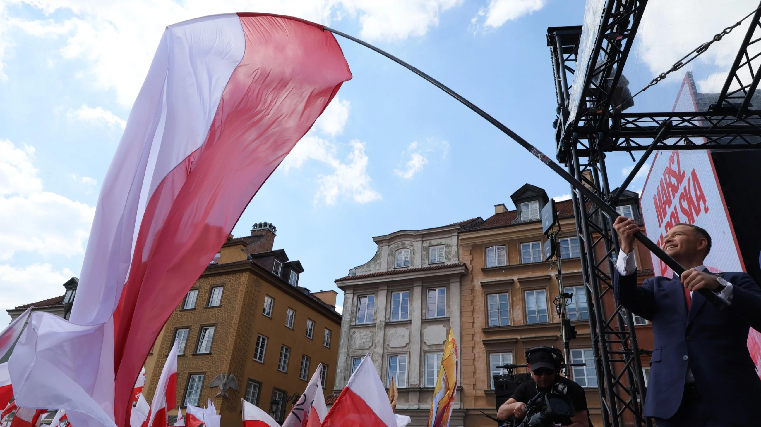 "Państwo Tuska jest i śmieszne i straszne". Mocne słowa na "Marszu za Polską"