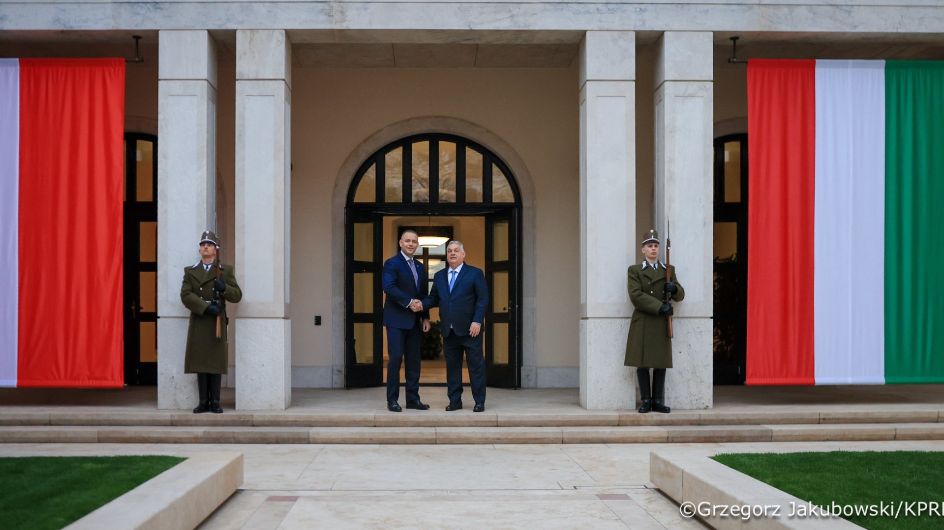 Prezydent RP Karol Nawrocki i premier Węgier Wiktor Orban