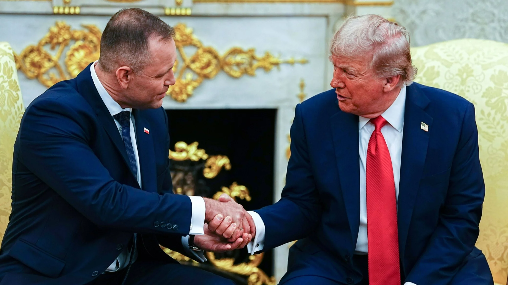 Karol Nawrocki i Donald Trump