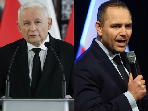 Jarosław Kaczyński i Karol Nawrocki