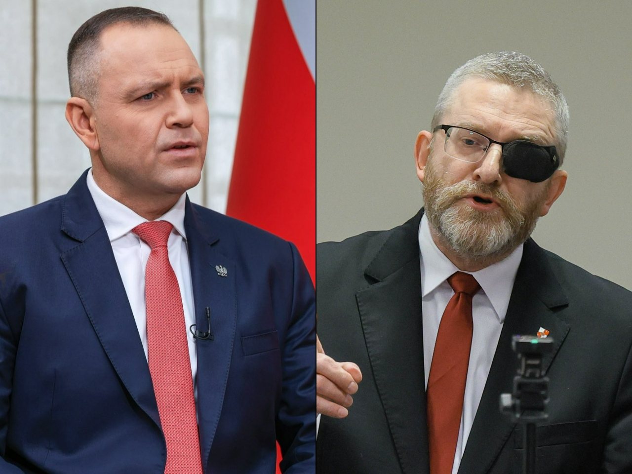 Prezydent Karol Nawrocki, europoseł Grzegorz Braun