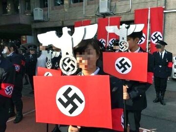 Nazistowska parada w liceum na Tajwanie