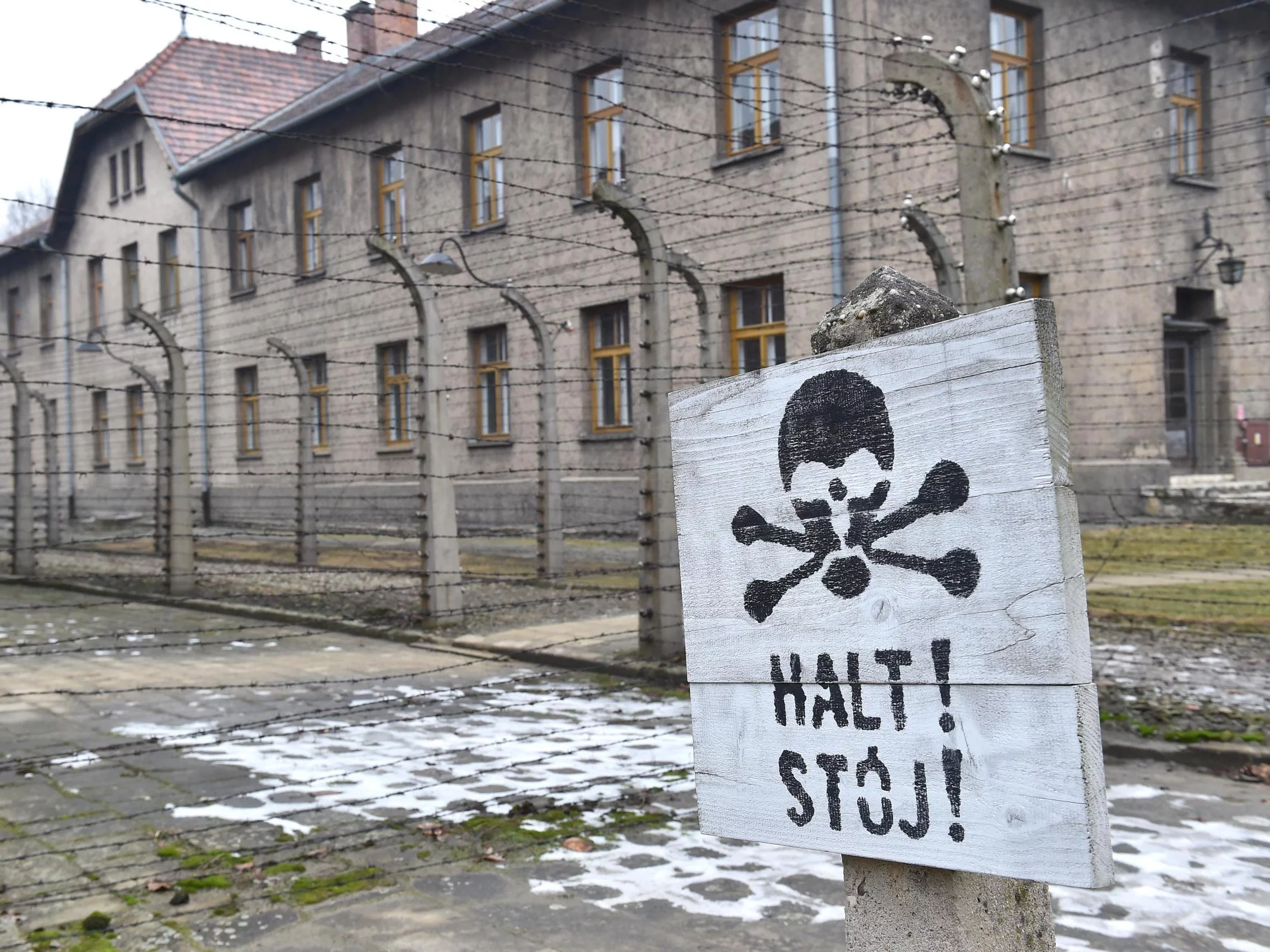 Teren byłego obozu Auschwitz