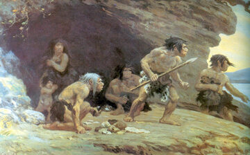 Neandertalczycy. Mal. Charles R. Knight