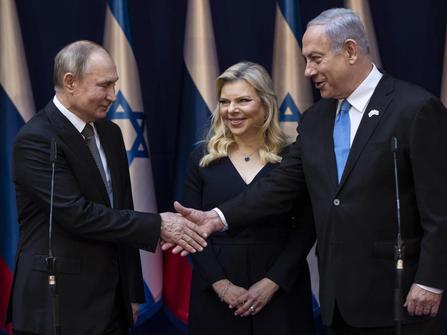 Władimir Putin i Benjamin Netanjahu