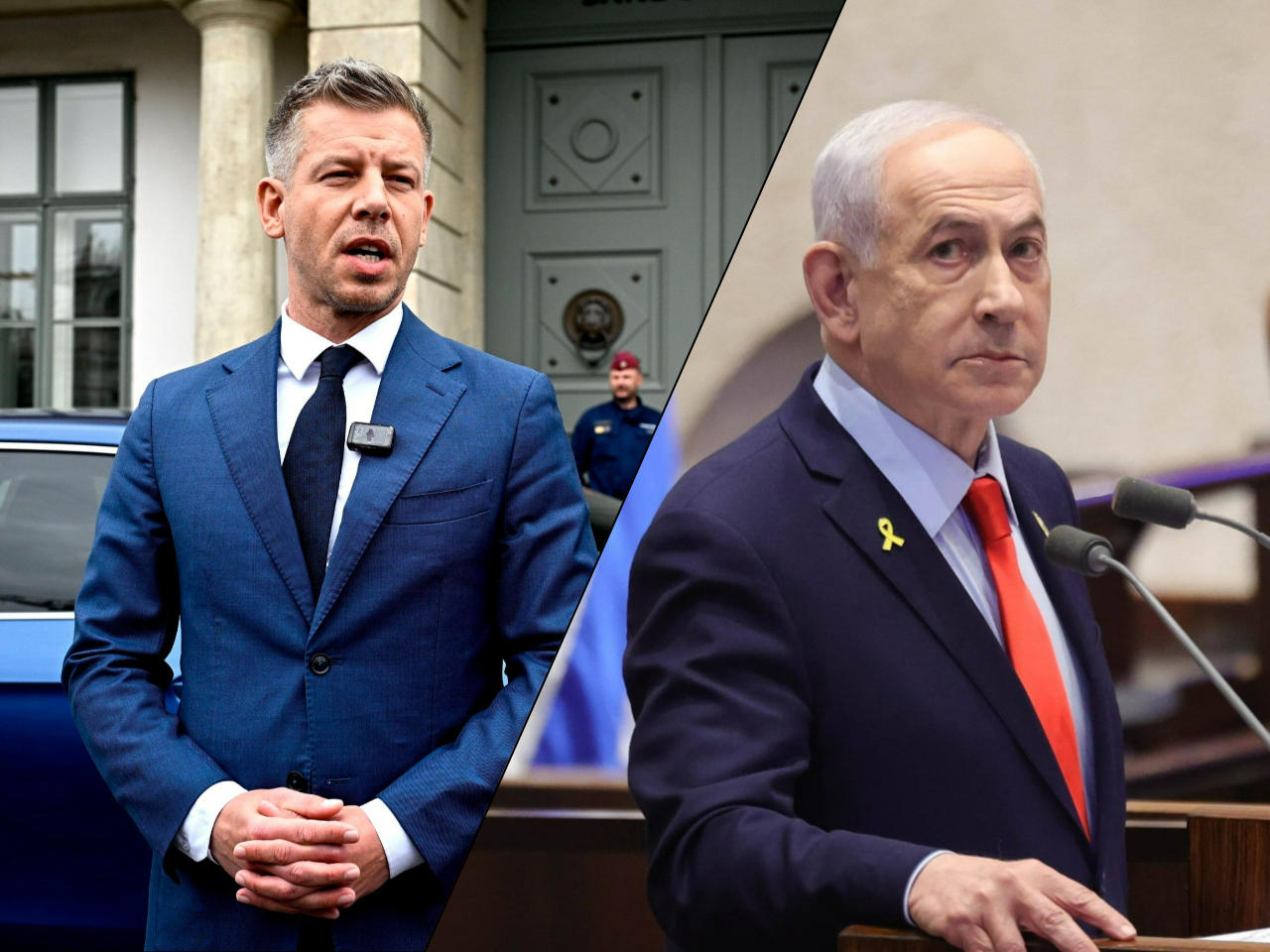 Peter Magyar i Benjamin Netanjahu