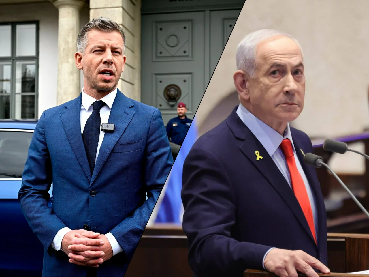 Peter Magyar i Benjamin Netanjahu