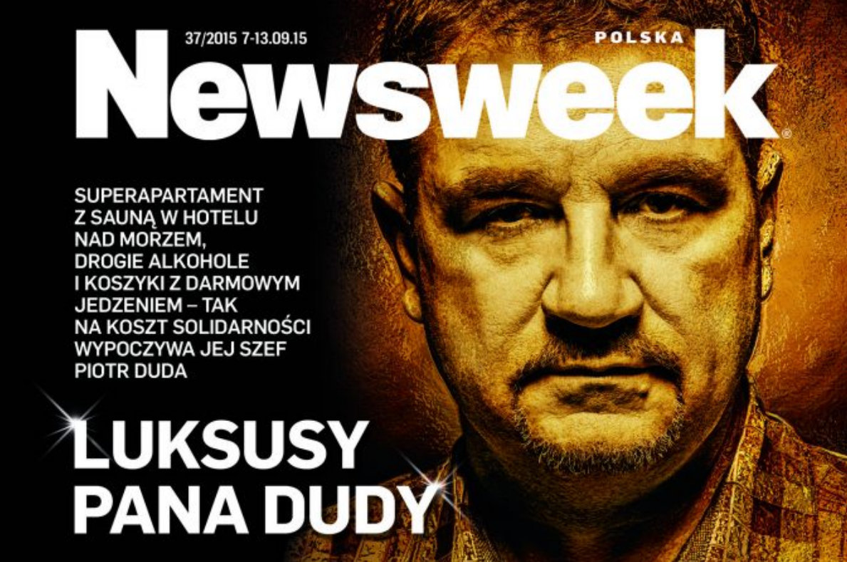 Okładka "Newsweeka" z września 2015 r.