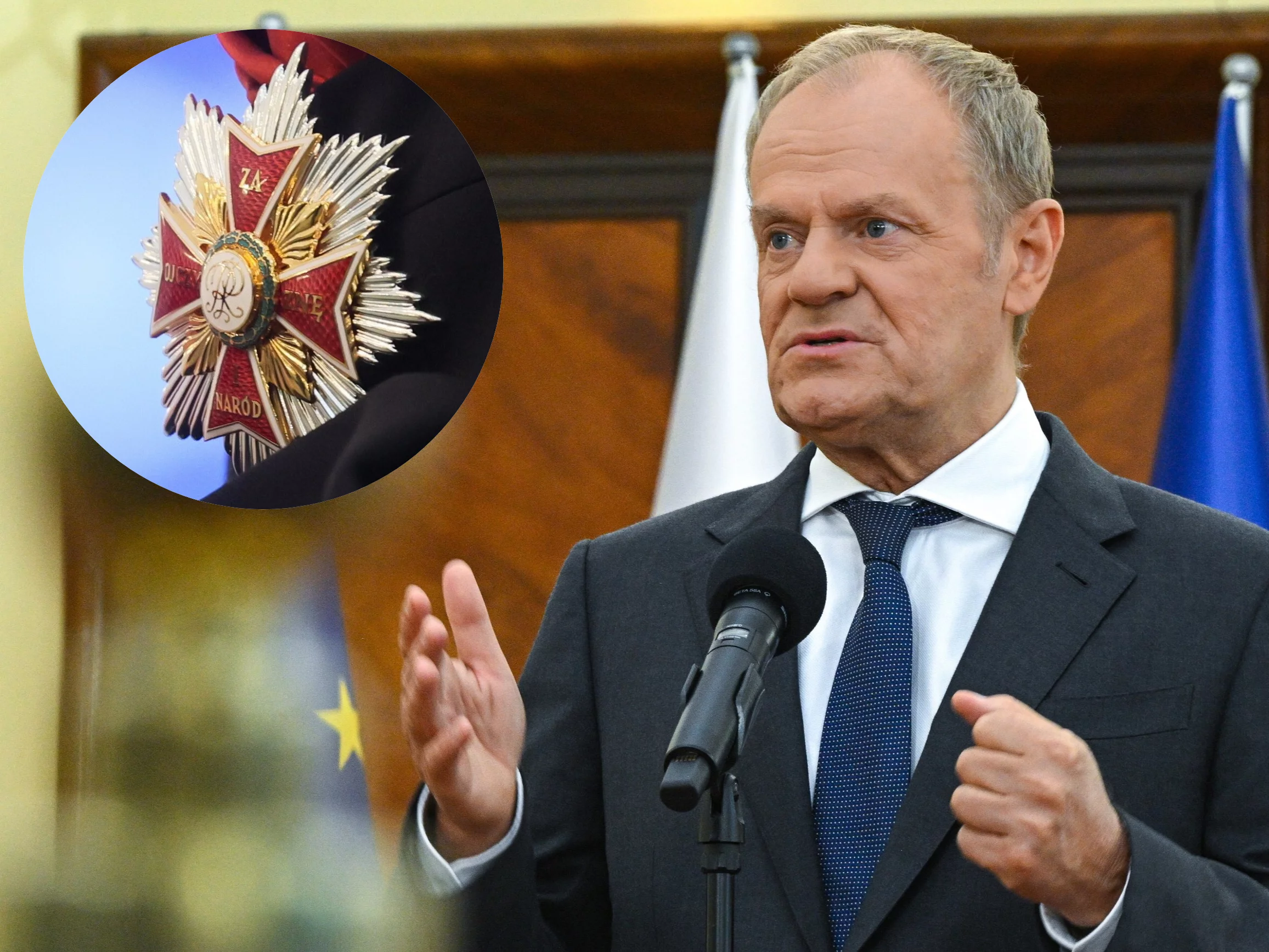 Donald Tusk, Order Orła Białego. Zdjęcie ilustracyjne