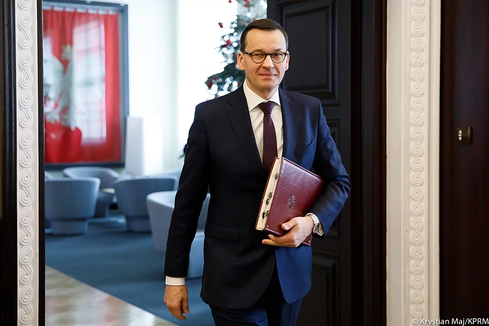 Mateusz Morawiecki podczas posiedzenia rządu