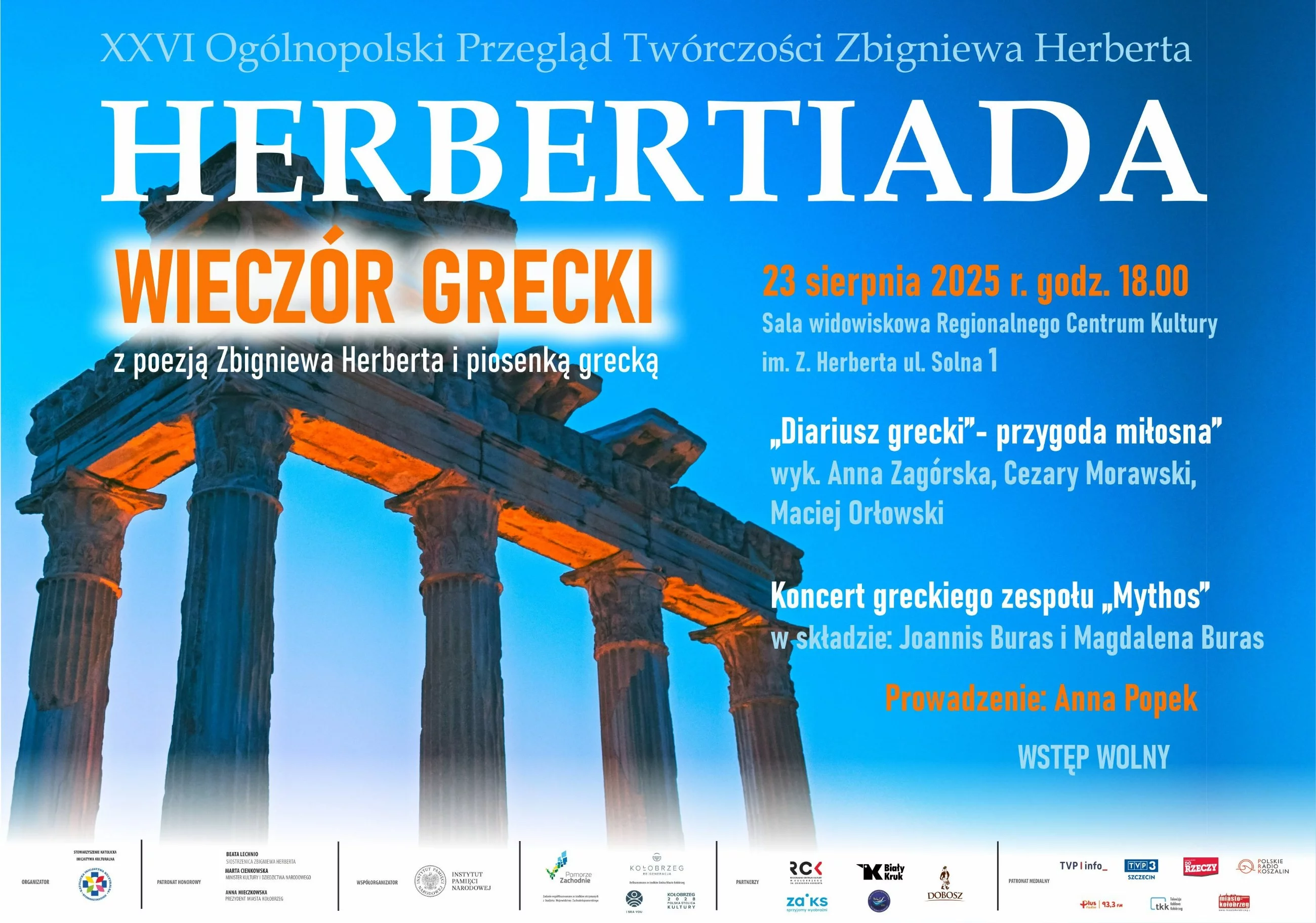 Nie musisz jechać do Grecji, by poczuć klimat Hellady! XXVI „Herbertiada” w greckich rytmach!