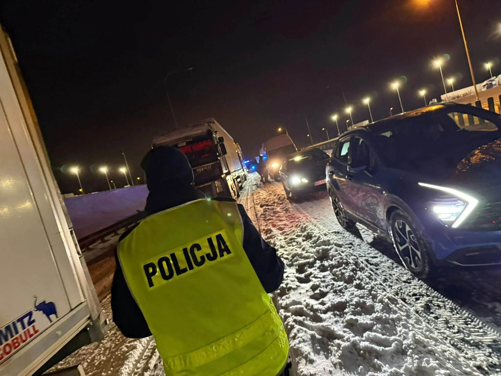 Trasa S7 została 30 grudnia sparaliżowana w wyniku śnieżycy