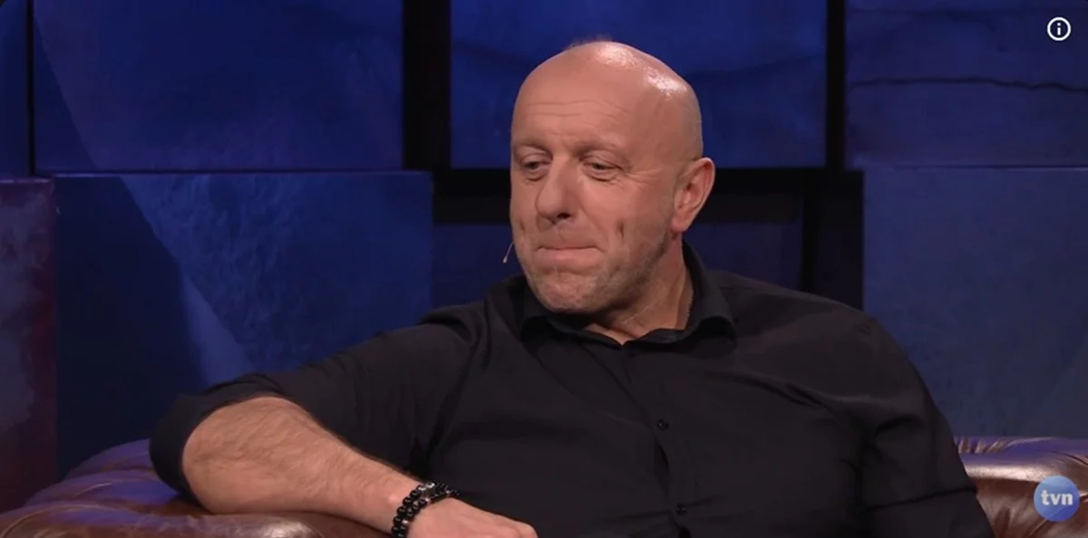 Mariusz Węgłowski w programie "Kuba Wojewódzki" w TVN