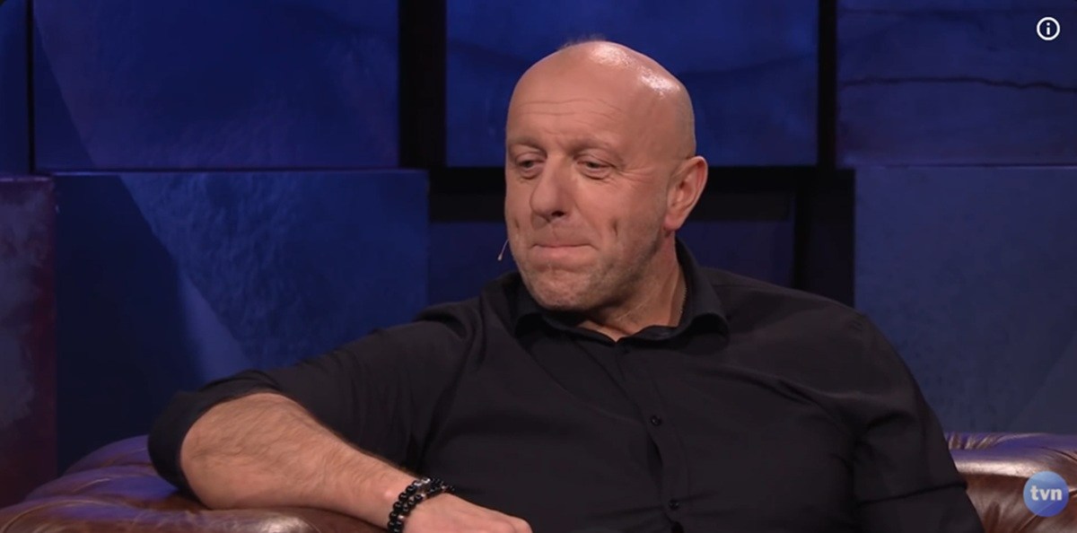 Mariusz Węgłowski w programie "Kuba Wojewódzki" w TVN